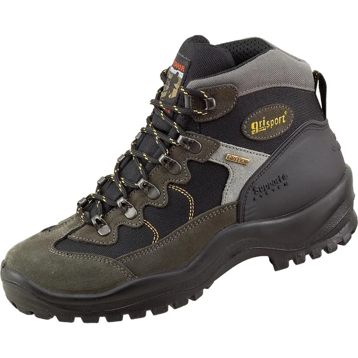 GRISPORT Schnürstiefel anthrazit GriTEX, Wander- und Trekkingschuh, Größe 38, Nubukleder