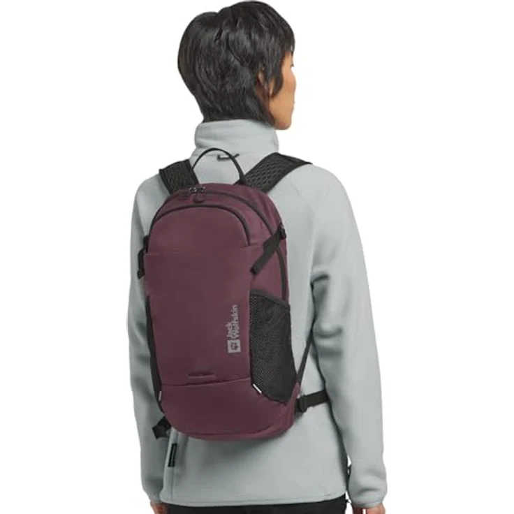 Jack Wolfskin Velocity 20, Wanderrucksack 45 cm, rot, aus 100% Polyester, kompakte Maße 26 cm x 23 cm – Bild 4
