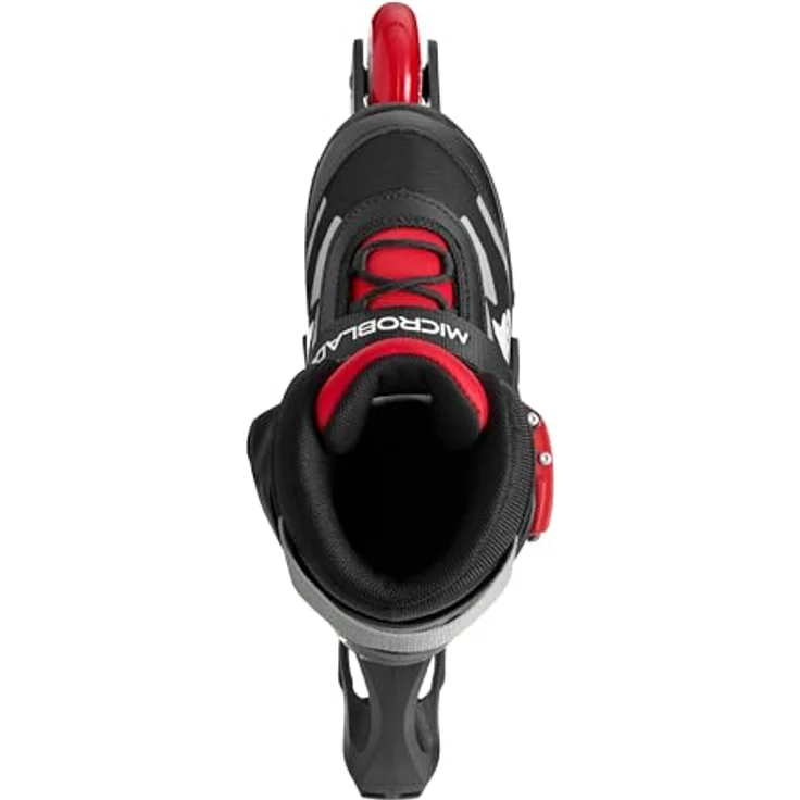 Rollerblade MICROBLADE, Inline-Skates für Jungen, verstellbar in 4 Größen, Schwarz/Rot, 28-32, für Stabilität und Komfort – Bild 2