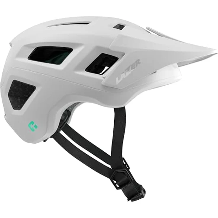 Lazer Coyote KinetiCore, MTB-Helm mit hervorragender Belüftung und Schutz, Matte Full White – Bild 1