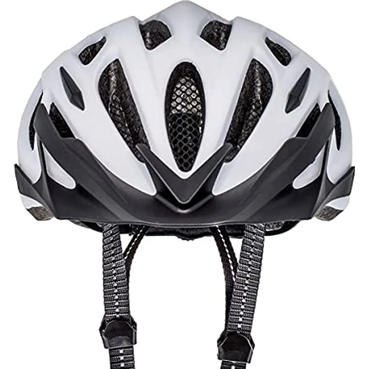 Airtracks Savage KJ-201 Fahrradhelm, In-Mould Konstruktion, 20 Belüftungsöffnungen, Größe L/XL (58cm-63cm), weiß, Unisex – Bild 3