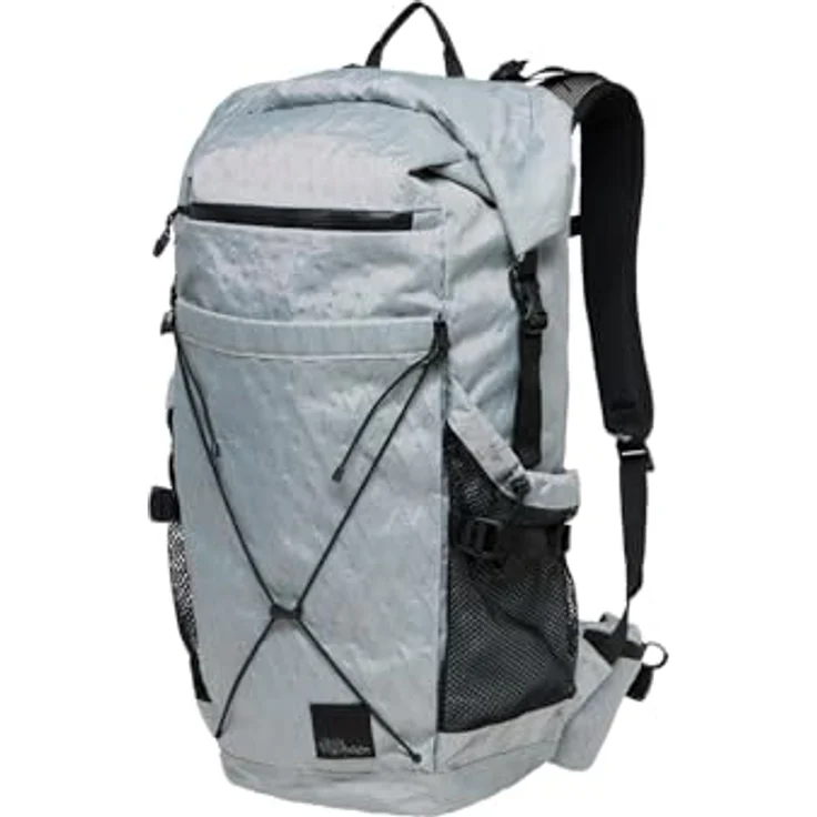 Jack Wolfskin WANDERMOOD ROLLTOP 30, Wanderrucksack mit Roll-Top und gepolstertem Laptopfach, blau – Bild 2