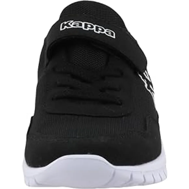 Kappa Jungen Klettschuh, Schwarz, Größe 35, Mesh-Obermaterial, Klettverschluss, Gummi-Laufsohle – Bild 3