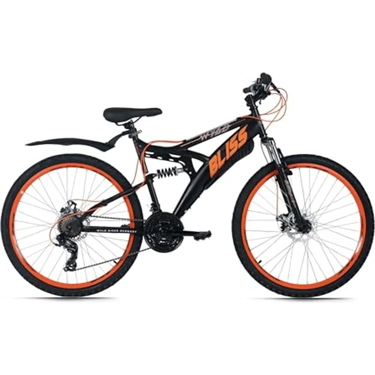 WYLD Mountainbike Fully 26'' Bliss, 21 Gänge, RH 47 cm, sportliches Design, mechanische Scheibenbremsen, geeignet für Körpergröße 170-185 cm – Bild 1