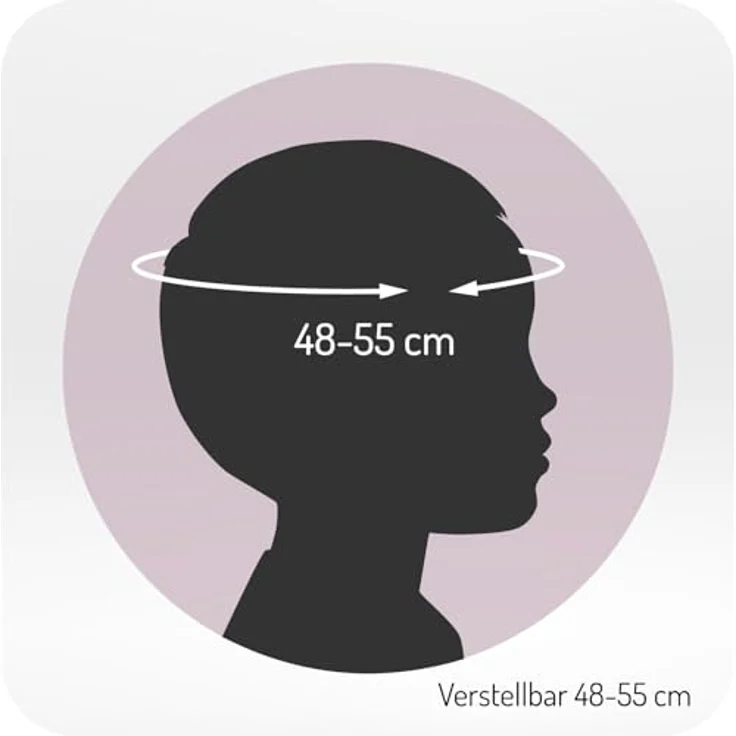 MoMi Mimi Kinderhelm, verstellbar für Kopfumfang 47-58 cm, stoßfeste Sicherheit mit 11 Lüftungsöffnungen und Schaumstoffpolsterung, ideal für Kinder 1-4 Jahre – Bild 5