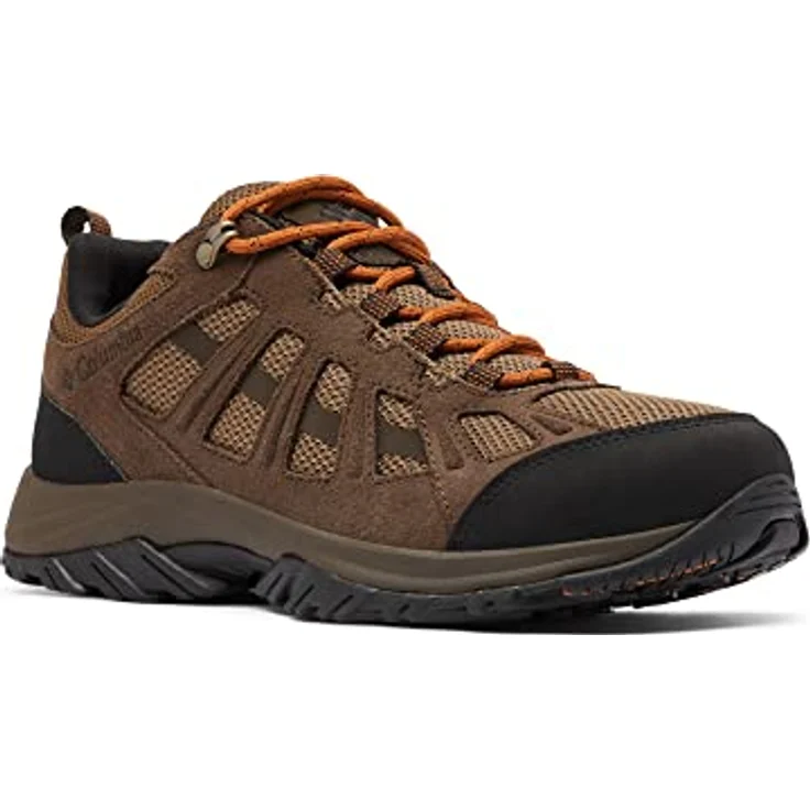 Columbia REDMOND III, Wanderschuhe aus Mesh und Wildleder mit Omni-Grip™ Sohle, Caramel, EU 41,5 – Bild 1