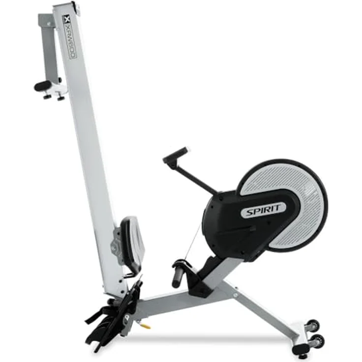 Spirit XRW600 Ruderergometer mit Luft-Magnetwiderstand (16 Stufen), klappbar & mit Rollen, LCD-Display mit 11 Programmen & Watt-Anzeige, bis 158kg belastbar, Rudergerät klappbar für Zuhause – Bild 3