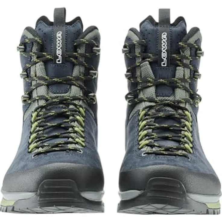 Lowa DELAGO GTX MID Herren Wanderschuhe, navy/farn, GORE-TEX Membran, robuste Lederoberfläche, Vibram®-Außensohle, Schuhweite normal, Größe 44 – Bild 3