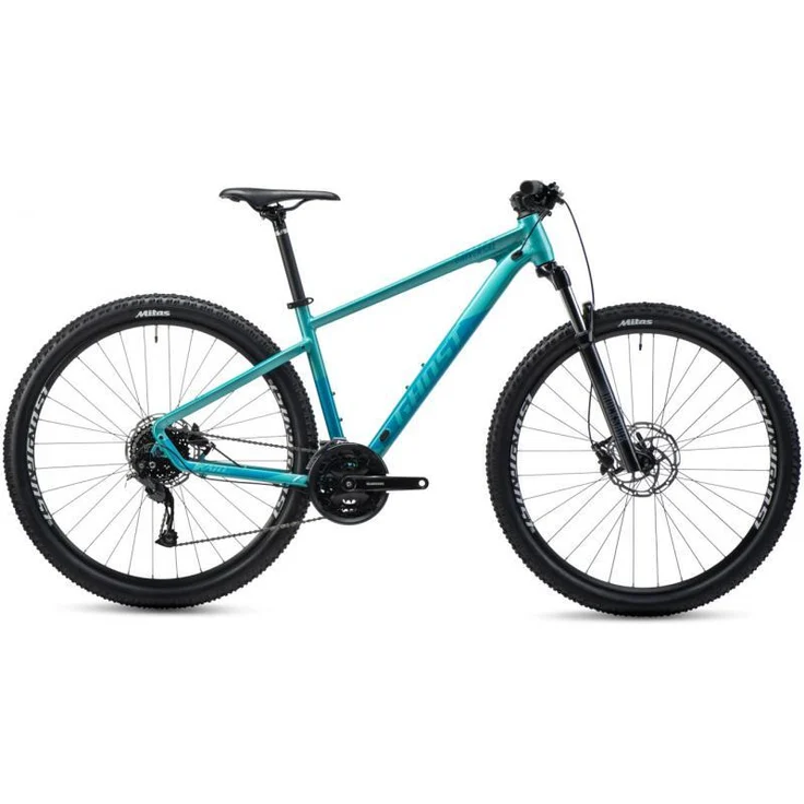 GHOST Kato Universal 29 AL, Hardtail Mountainbike mit 27 Gang Shimano Kettenschaltung, bluegreen pearl/azur blue metallic - glossy, Größe ...