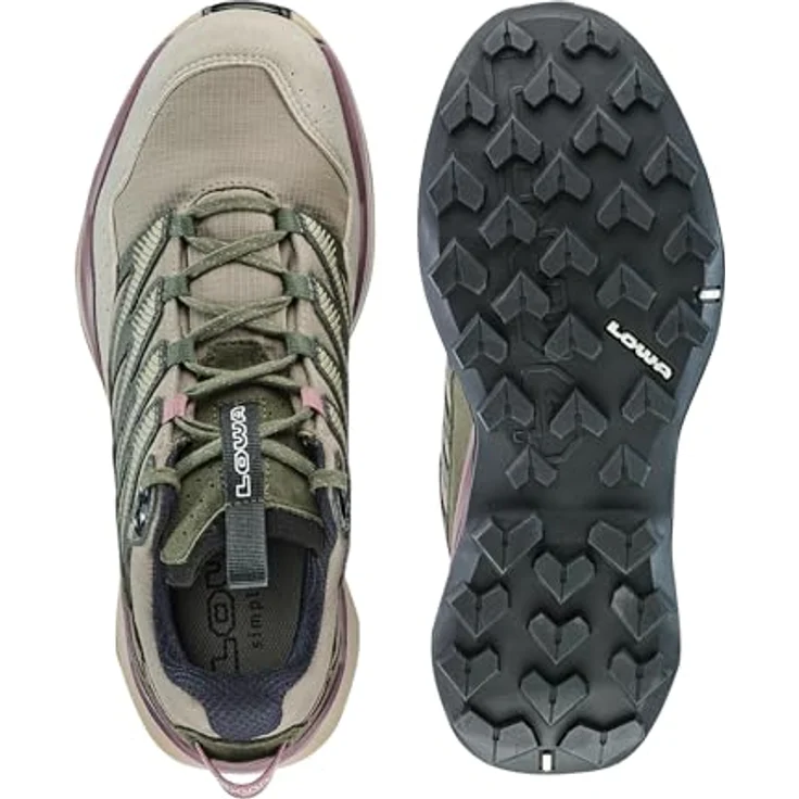 Lowa Damen Maddox Pro GTX Lo, Wanderhalbschuh mit GORE-TEX Membran, desert/alt rosa, Größe 43.5 – Bild 6