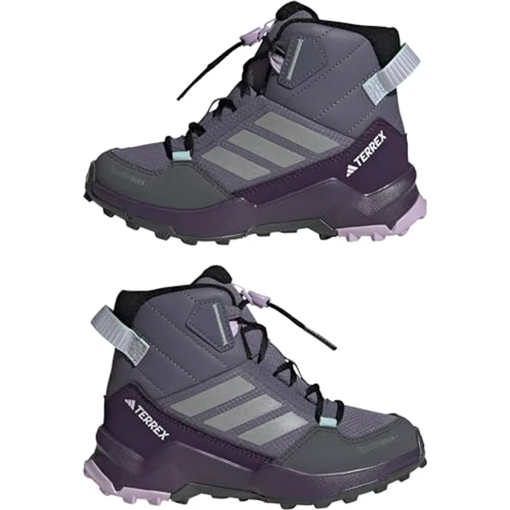 adidas TERREX AX4R MID CLIMAWARM+ KINDER Wanderschuh, wasserdicht mit PrimaLoft®-Isolation und Speed Lacing – Bild 7