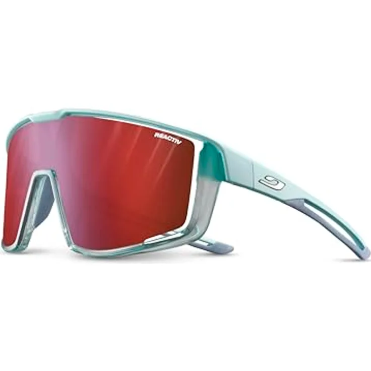 Julbo Fury Unisex Skibrille, Hellblau, mit Panoramasicht und Full Venting Technologie