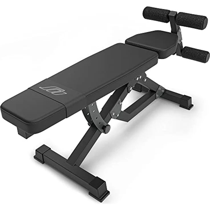 Marbo Sport Bauchtrainer MS-L110 2.0, Neigungsverstellung der Rückenlehne, Verstellbare Beinstütze, Polsterrollen aus EVA-Schaum, Verstärkte Polster, stabile langlebige Konstruktion, MADE IN EU – Bild 4
