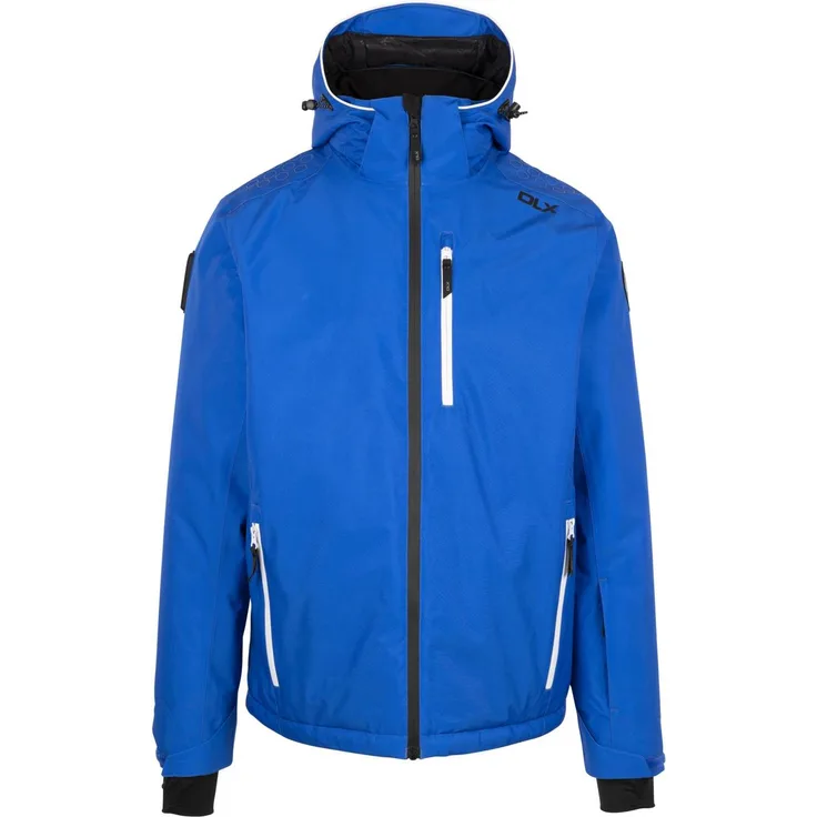 DLX Graham, Herren Skijacke mit Daunen-Touch-Füllung, wasser- und winddicht, blau