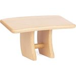 Bodhi Meditationsbank aus Holz (Buche) | Yoga Hocker | Kniesitz Medibank für tiefe Meditation | LHOTSE Buche geölt