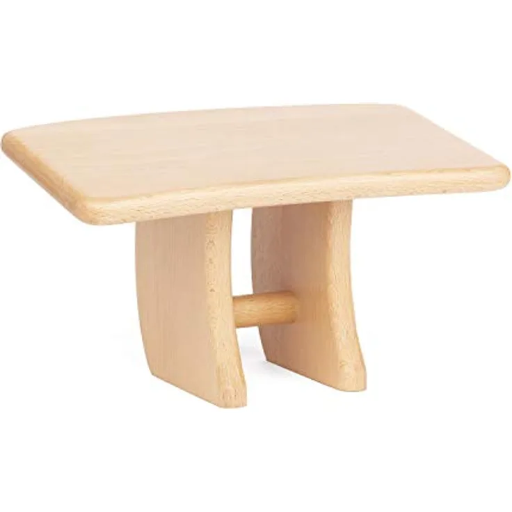 Bodhi Meditationsbank aus Holz (Buche) | Yoga Hocker | Kniesitz Medibank für tiefe Meditation | LHOTSE Buche geölt