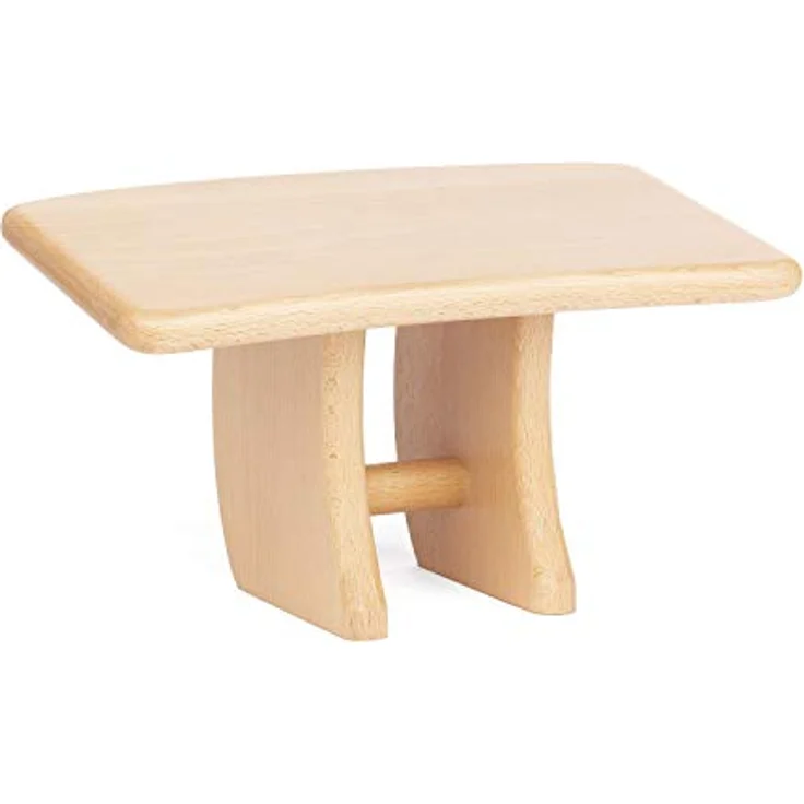 Bodhi Meditationsbank aus Holz (Buche) | Yoga Hocker | Kniesitz Medibank für tiefe Meditation | LHOTSE Buche geölt – Bild 1