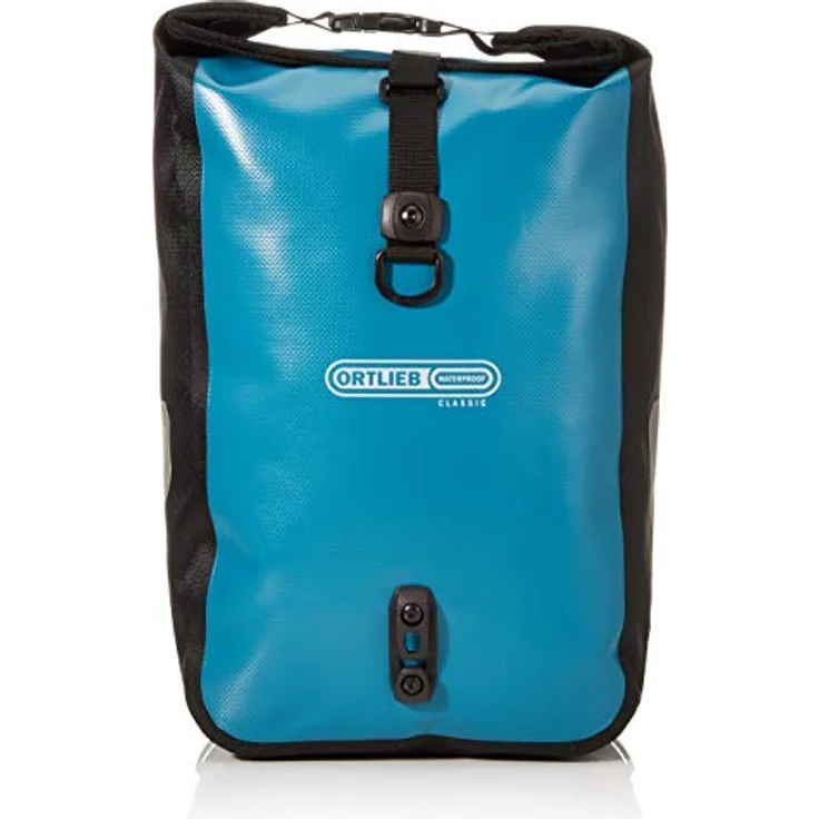 Ortlieb Sport Roller Classic F6309, Fahrradtaschen 2x 12,5 l, petrol-schwarz, mit Reflektoren und Schultergurten – Bild 1