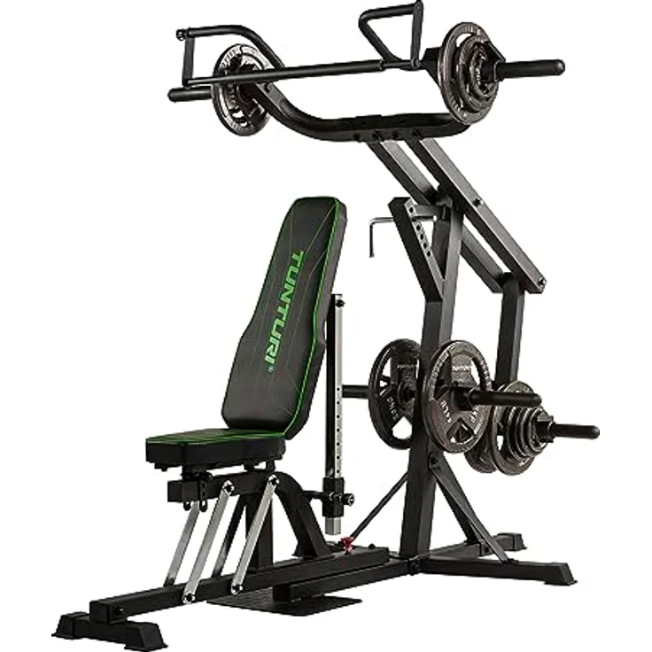 Tunturi Kraftstation WT80, Fitnessstation für Zuhause, Multigym mit Hantelbank – Bild 1