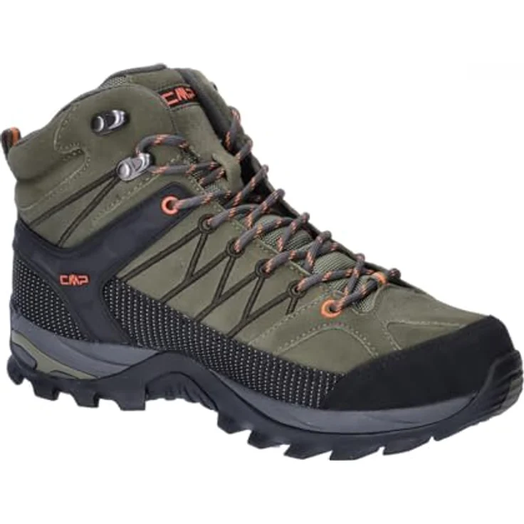 CMP RIGEL MID TREKKING SHOES WP, wasserdichte Wanderschuhe mit EVA-Dämpfung und FullOn GRIP-Sohle – Bild 9