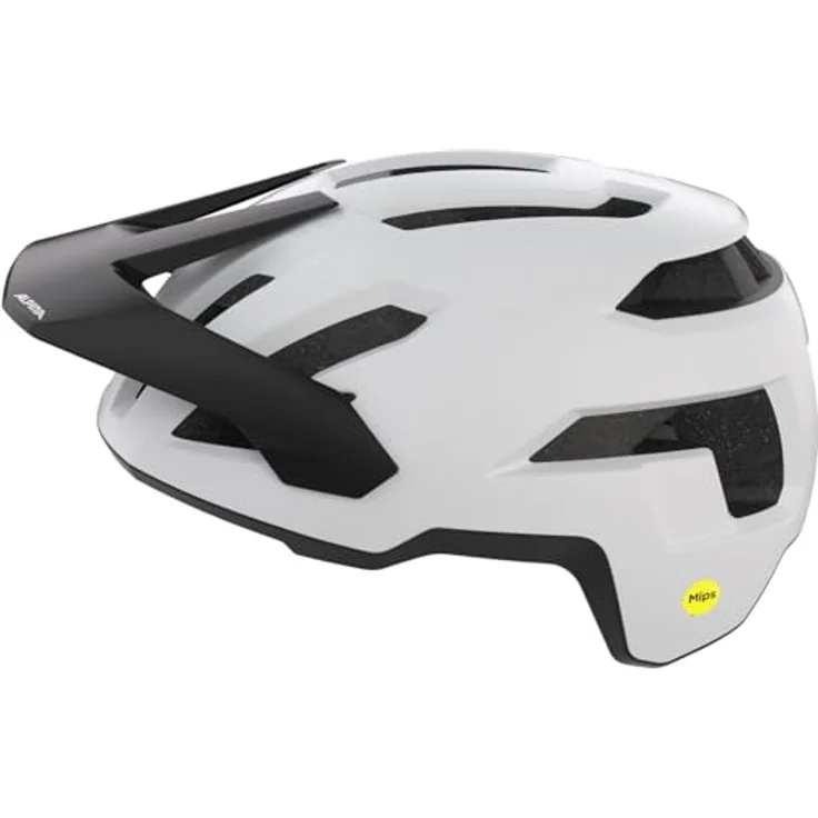 Alpina Taunus Mips, Fahrradhelm mit Multi-Directional Impact Protection System, weiß matt, Größe 52 – Bild 5