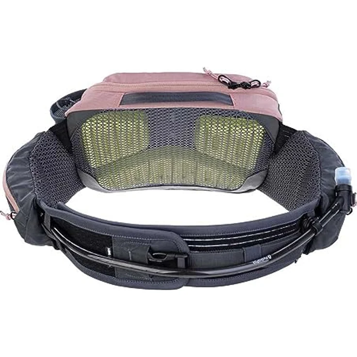 EVOC HIP PACK PRO, Unisex Hüfttasche mit 1,5 l Trinkblase, optimale Passform und effiziente Rückenbelüftung, Dusty Pink / Carbon Grey – Bild 2