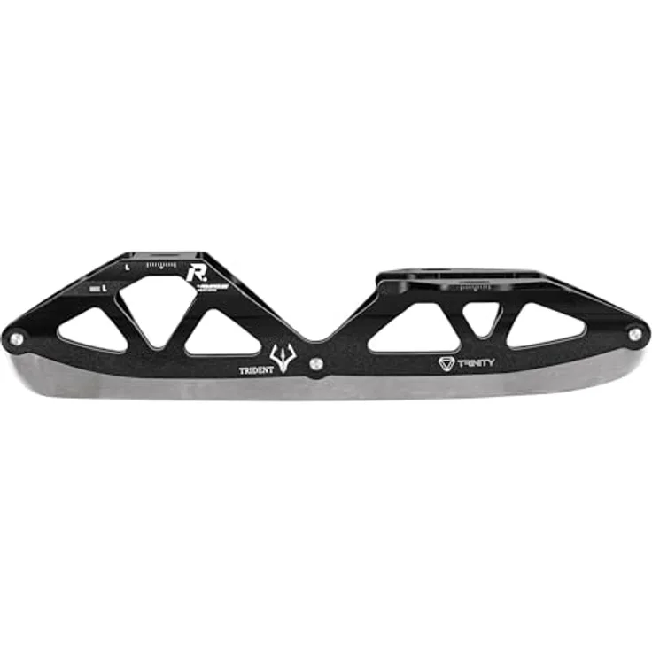 Powerslide Trident Ice Blade, Schlittschuhkufe für Inline Skates mit Trinity Montagesystem, Edelstahlklinge, vorab geschärft