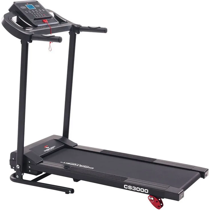 Christopeit Sport® Laufband CS 3000, mit integrierten Handpulssensoren und Soft-Drop-Klappsystem, schwarz