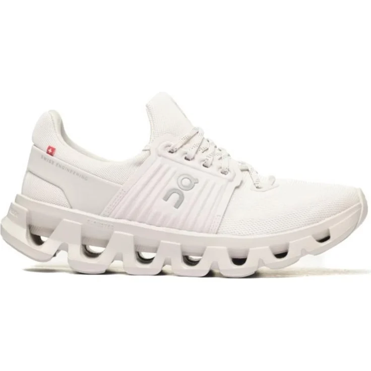 ON Running Cloudswift 4 AD, Damen Laufschuhe mit CloudTec-Dämpfung, atmungsaktivem Mesh-Obermaterial, Sand-Ivory, EU 38 US 7