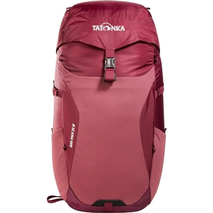 Tatonka Hike Pack 25 L Women, leichter Wanderrucksack mit Rückenbelüftung, Regenschutz und elastischen Fronttaschen, schwarz – Bild 3