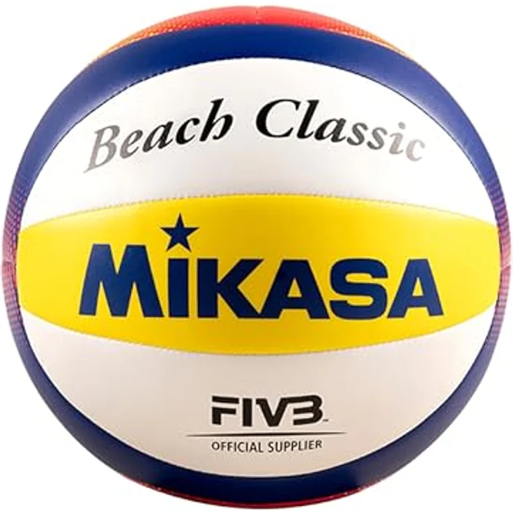 Mikasa BV1.550C, Beach-Minivolleyball für Techniktraining und Freizeit, bunt – Bild 1