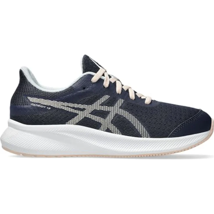 Asics Patriot 13 GS, Laufschuhe für Kinder in MIDNIGHT/PEARL PINK, Größe 37.5, atmungsaktives Obermaterial, dämpfende Zwischensohle, Gummisohle für Traktion – Bild 3