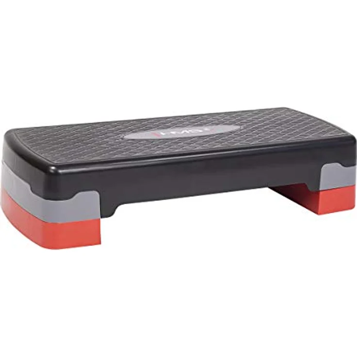 HMS AS003 Stepper Aerobic Steppbrett, höhenverstellbar mit 2 Stufen, 67x27cm, bis 200 kg max. Nutzergewicht – Bild 2