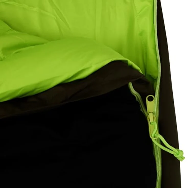 McKINLEY Trekker R 5, Mumien Schlafsack für Erwachsene, recyceltes Material, Olive Dark/Black, 195L, 220x80cm, 1116g – Bild 5