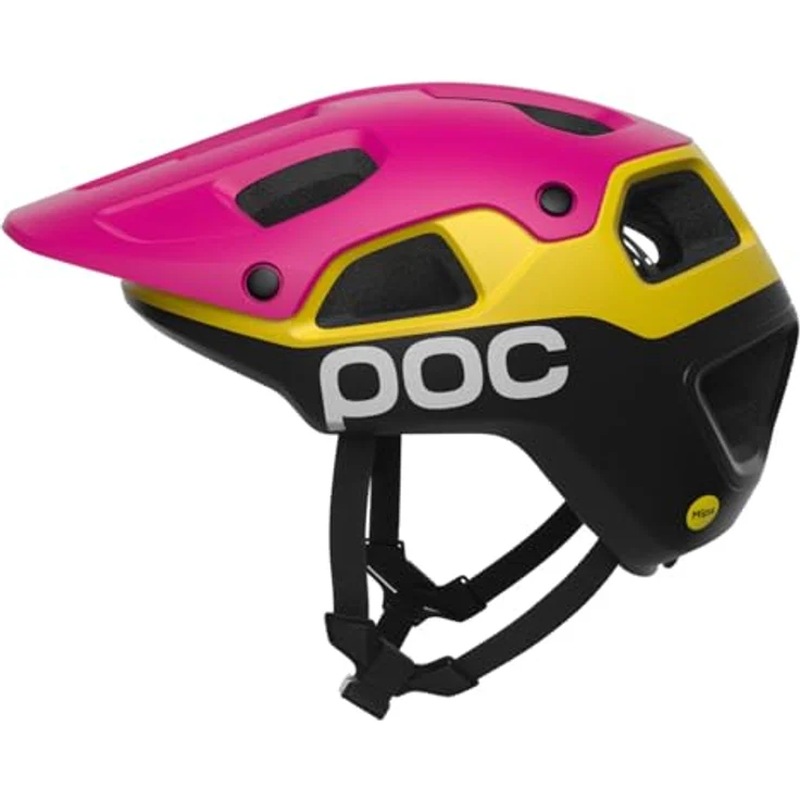 POC Cularis Pure Unisex MTB Helm mit MIPS, wechselbarem Visier, optimierter Belüftung, leichtem Design & 360° Anpassung für Trail und XC – Bild 1