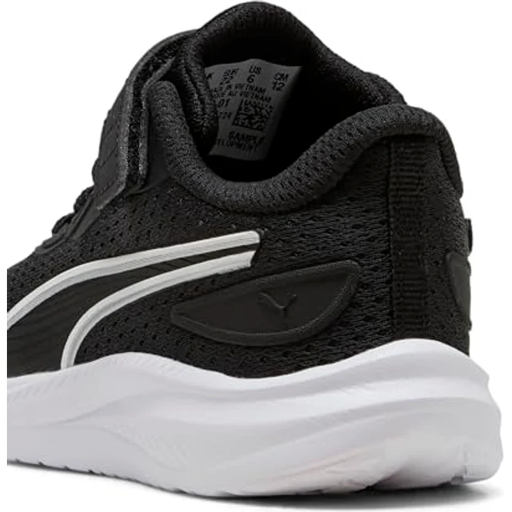 PUMA Skyrocket 312415-01, Kinder Laufschuhe mit Elastik- und Klettverschluss, Größe 23, recycelte Materialien, Farbe 01 – Bild 2