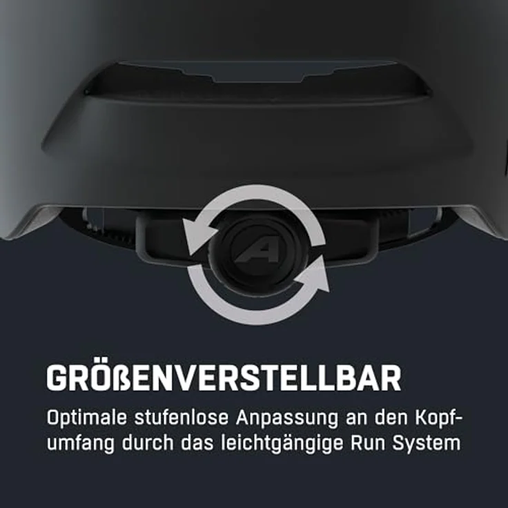 Alpina Soho Visor, Fahrradhelm Matt Schwarz für Kopfgrößen 51-56 cm mit Hi-EPS und optimaler Belüftung – Bild 6