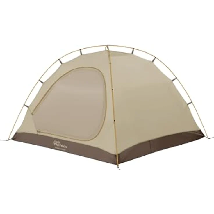 Jack Wolfskin Grand Illusion Iv Kuppelzelt, White Pepper, Einheitsgröße, Fast-Pitch-System, Extrem windstabil – Bild 5