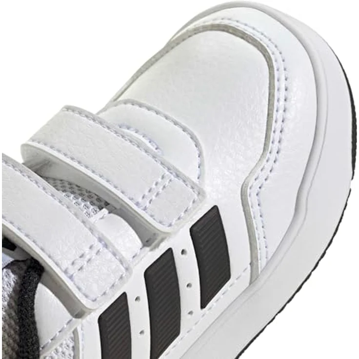 Adidas Tensaur Sport 3.0, Laufschuhe für Kinder, Synthetik-Obermaterial, Klettverschluss, Weiß/Schwarz – Bild 5