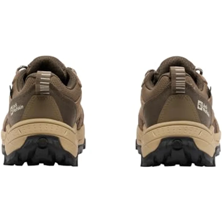 Jack Wolfskin VOJO TOUR TEXAPORE LOW W, Wanderschuh mit wasserdichtem Wetterschutz, griffiger Gummi-Außensohle und EVA-Mittelsohle, schwarz – Bild 4