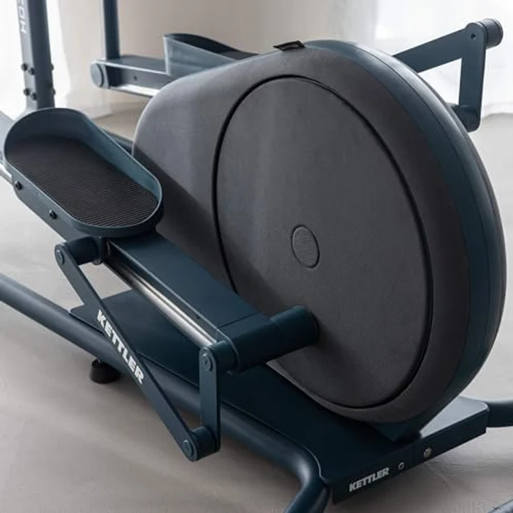 Kettler HOI Cross Pro Crosstrainer Stone, 7-Zoll-Touch-Konsole, 600 Watt, Induktionsbremse, Smartphone- und Tablethalterung – Bild 7