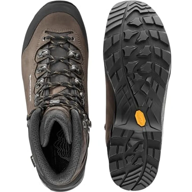 LOWA Camino Evo GTX, Wanderschuhe für Herren, wasserfest aus Nubukleder, braun, Größe 44.5 – Bild 6
