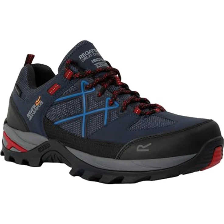Regatta Samaris III RMF835-DLW, Wanderschuhe mit ISOTEX-Membran und atmungsaktiven Materialien, grau/orange – Bild 7