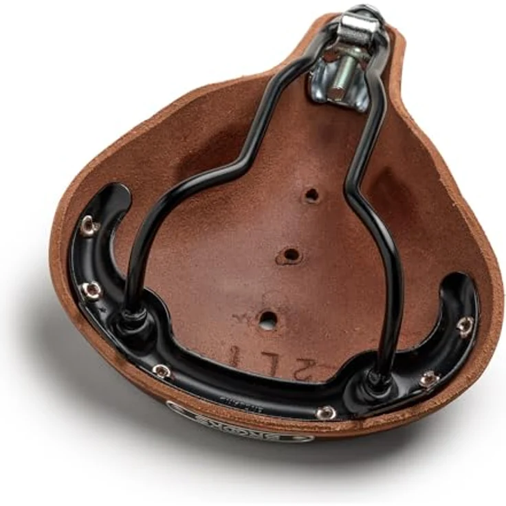 Brooks England, Velosattel für Touren, ungefederte Ausführung mit schwarzem Untergestell – Bild 6