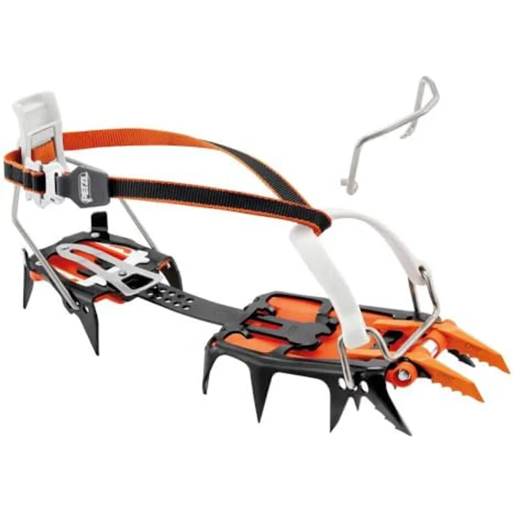 Petzl Lynx Steigeisen, modulare Eiskletter-Steigeisen mit Leverlock Universel Bindungssystem, Größen 37-49