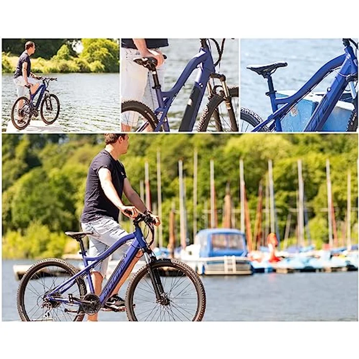 Adore Alu MTB Pedelec 29' Enforce E-Bike Blau 250 Watt Li-Ion 36V/14 Ah/504 Wh 24 Gänge – Bild 2