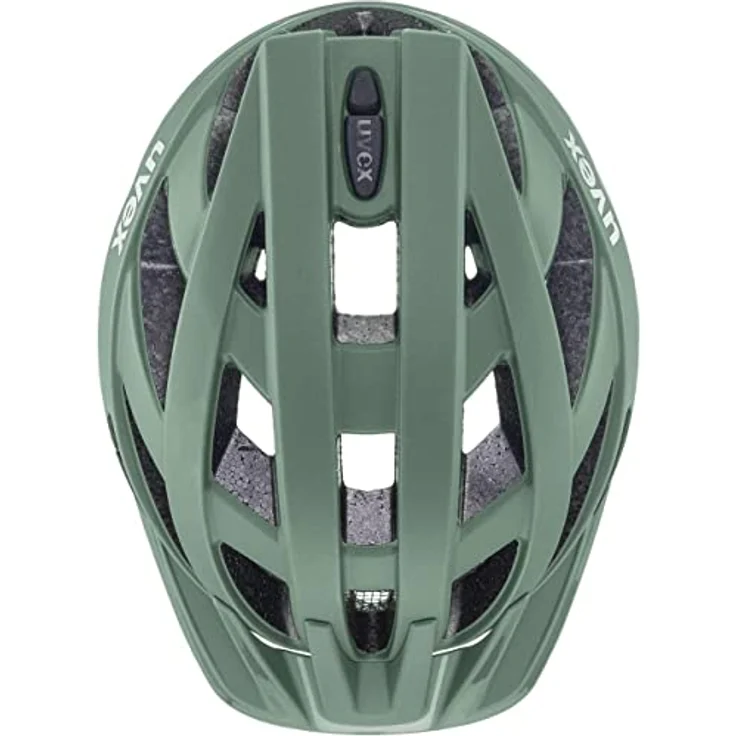 Uvex i-vo cc Fahrradhelm, Moss Green matt, 56-60 cm, leichter Inmould-Helm mit 24 Belüftungskanälen und individuelle Größenanpassung – Bild 5