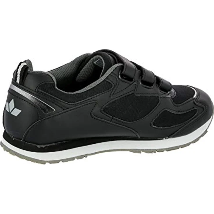 Lico Nelson V (50), Herren Laufschuhe mit Klettverschluss, Komfort-Obermaterial aus Nylon, Schwarz – Bild 4