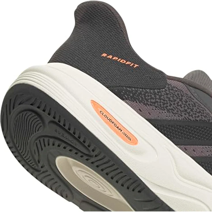 adidas Cloudfoam Luxxion Sneaker Grau, bequeme Laufschuhe mit Rapidfit Fersenkappe und Cloudfoam Zwischensohle – Bild 4