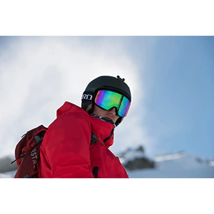 Giro AXIS Herren Skibrille, SuperFit M Größe, Black Wordmark, EXV Frameless Design, magnetisches Schnellwechselsystem, helmkompatibel, OTG-friendly – Bild 4